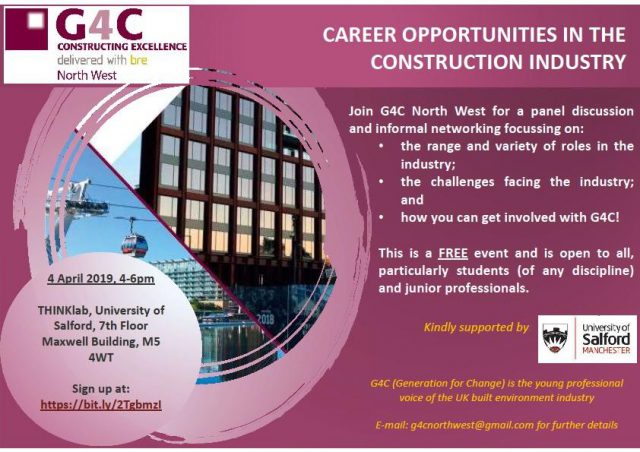 Career Opportunities in the Construction Industry – G4C